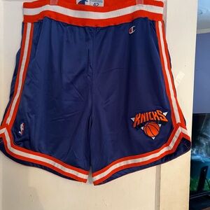 NY KNICKS Vintage 1980s authentic Champion shorts size 42 perfect condition $200